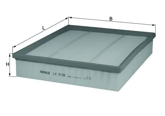 Filtro de aire LX3138 Mahle Original