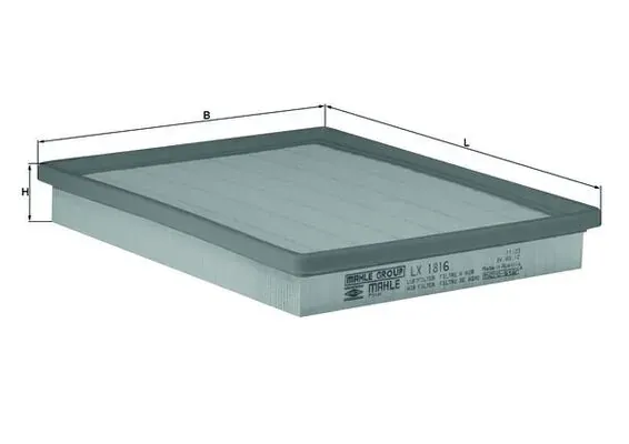 Filtro de aire LX1816 Mahle Original