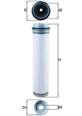 Filtro de aire LXS401 Mahle Original
