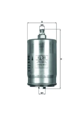Filtro de combustible KL38 Mahle Original