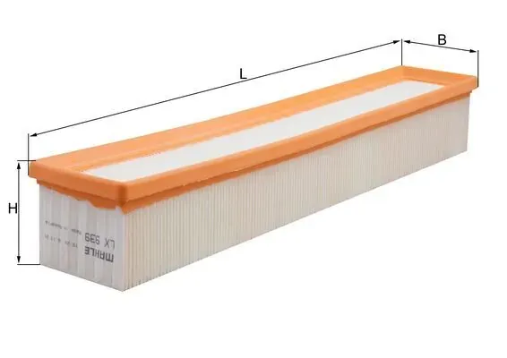 Filtro de aire LX939 Mahle Original