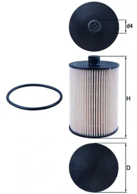 Filtro de combustible KX226D Mahle Original
