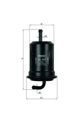 Filtro de combustible KL523 Mahle Original