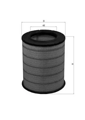 Filtro de aire LX1281 Mahle Original