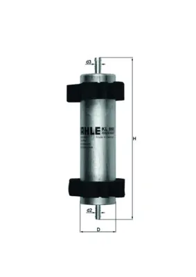 Filtro de combustible KL660 Mahle Original