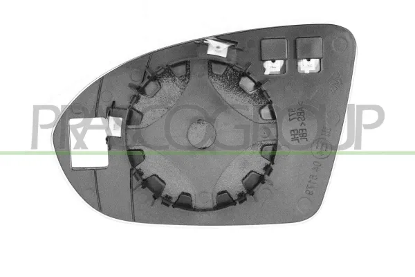 Cristal de espejo retrovisor derecho OP4207513 Prasco