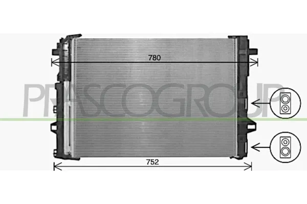 Condensador aire acondicionado Mercedes A W176