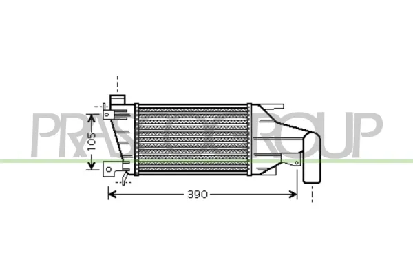 Intercooler 93179039 General Motors