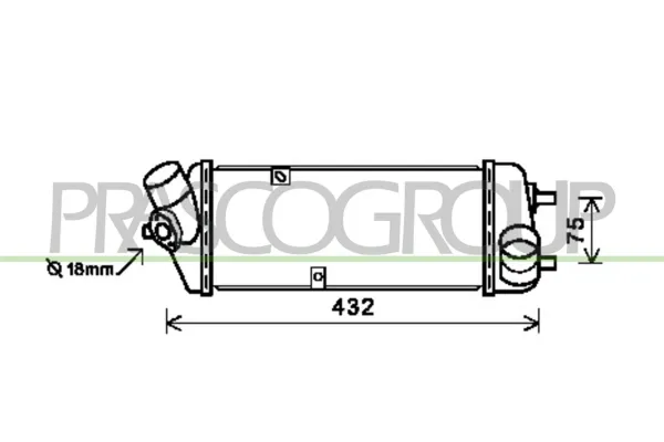 Intercooler KIA Rio II