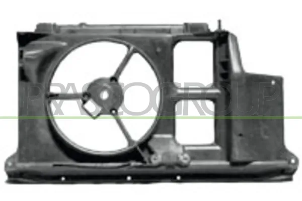 Soporte de radiador completo (panel de montaje para foco) para Peugeot 206  2A/C