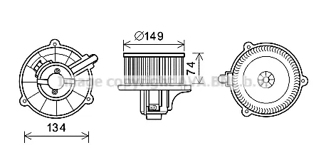 Ventilador habitáculo KIA Carnival II