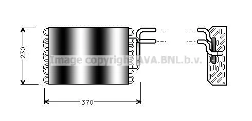 Evaporador de aire acondicionado Mercedes E S124