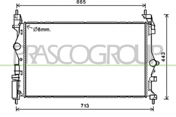 Radiador Opel Corsa E
