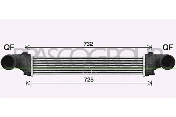 Intercooler Mercedes CLS C219