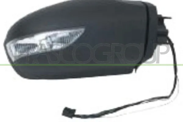 Espejo de retrovisor derecho ME3247313 Prasco