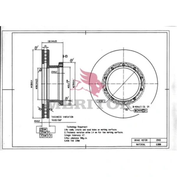 MBR5056 Arvin Meritor