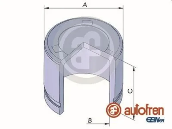 Émbolo, pinza del freno delantera Hyundai Galloper (JK)