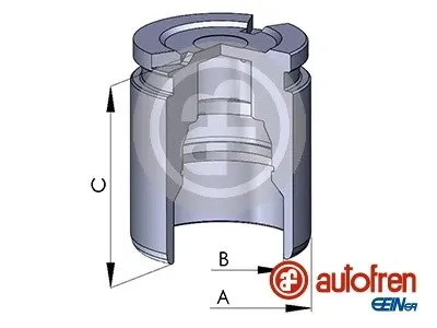 Émbolo de la pinza de freno trasera D02519 Autofren