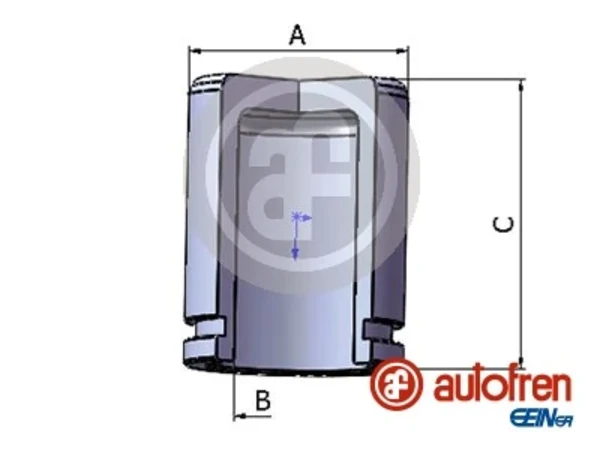 Émbolo, pinza del freno delantera Mercedes Sprinter 3-T (903)