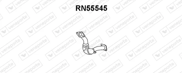 Tubo de admisión del silenciador de escape delantero RN55545 Veneporte