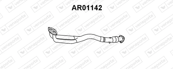 Tubo de admisión del silenciador de escape delantero Alfa Romeo 145 (930)