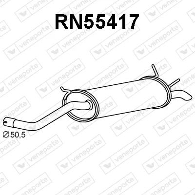 Silenciador trasero RN55417 Veneporte