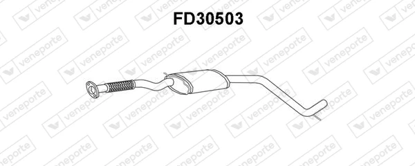 Silenciador del medio FD30503 Veneporte