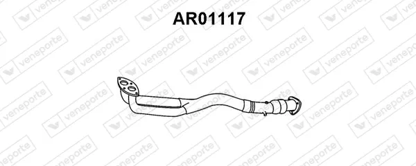 Tubo de admisión del silenciador de escape delantero Alfa Romeo 146 930