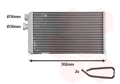 Radiador de calefacción 4M0898037C VAG