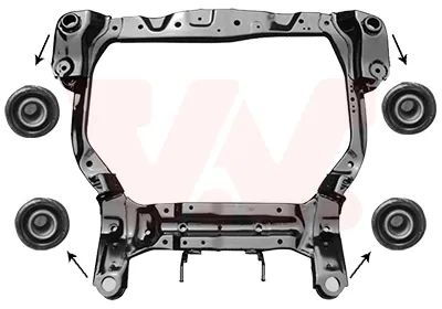 Puente delantero 8226690 VAN Wezel