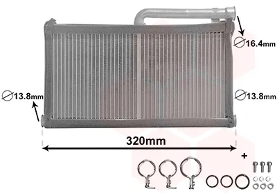 Radiador calefacción 03006397 VAN Wezel