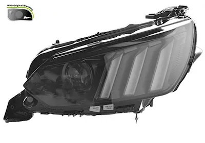 Faro izquierdo 1674248380 Peugeot/Citroen