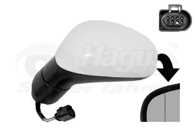 Espejo de retrovisor izquierdo 4939817 VAN Wezel