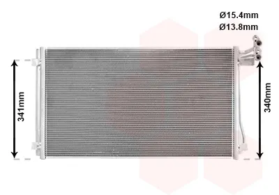 Condensador aire acondicionado 58015703 VAN Wezel
