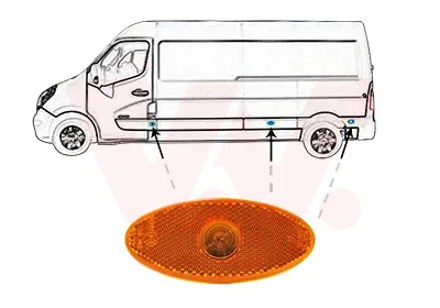 Luz intermitente VAN WEZEL 4388975