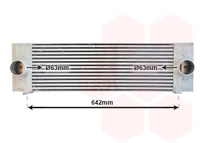 Intercooler 18014726 VAN Wezel
