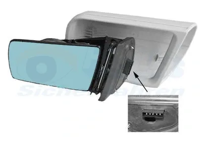Espejo de retrovisor izquierdo 3031807 VAN Wezel