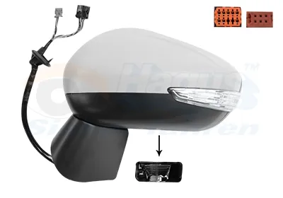 Espejo de retrovisor izquierdo 0949825 VAN Wezel
