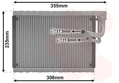 Evaporador de aire acondicionado Audi A4 Avant B8