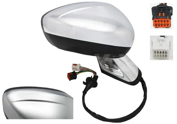 Espejo de retrovisor derecho 6160868 Alkar