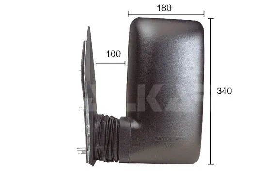 Espejo de retrovisor izquierdo 9201977 Alkar