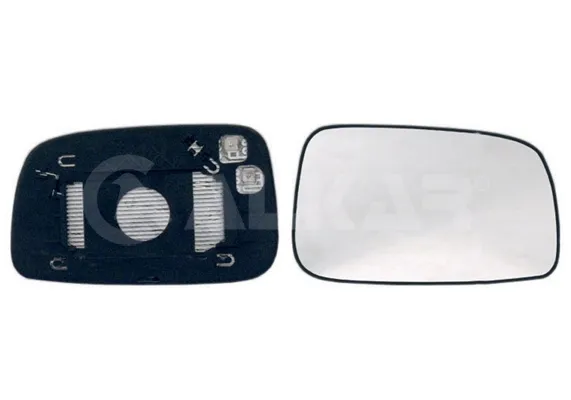 Cristal de espejo retrovisor derecho 6432265 Alkar