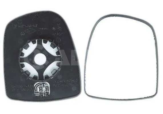 Cristal de espejo retrovisor derecho 6432750 Alkar