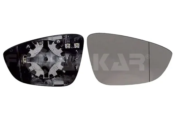Cristal de espejo retrovisor derecho 6472133 Alkar