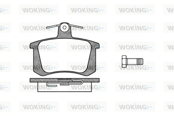 P0353.20 Woking pastillas de freno traseras