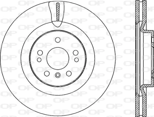 BDR2294.20 Open Parts freno de disco delantero