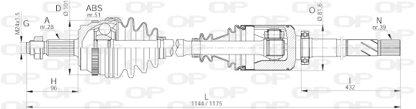 DRS624000 Open Parts