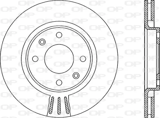 Disco de freno BDA190120 Open Parts
