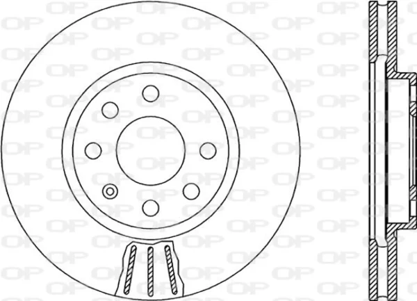 BDA1880.20 Open Parts Freno de disco delantero