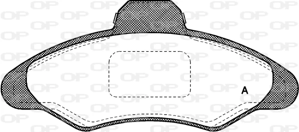 BPA0331.00 Open Parts Pastillas de freno delanteras